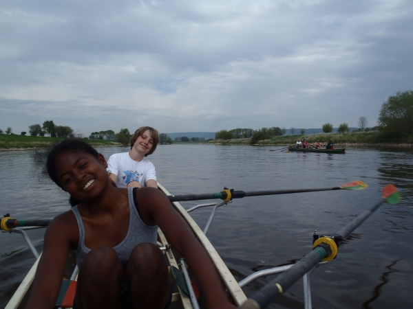 Auf dem Weg nach Minden Weser 2012