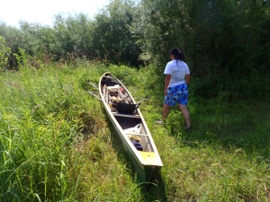 Boot im Gestruepp Weichsel 2013