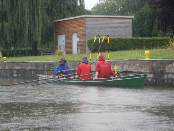 Dauerregen in der Schleuse 2017