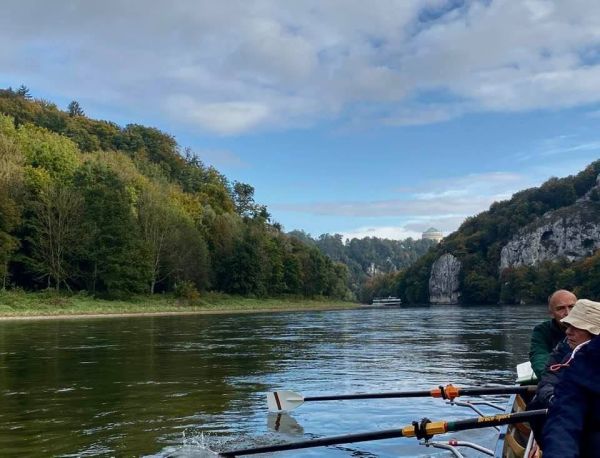 Donaudurchbruch mit Befreiungshalle Donau 2021