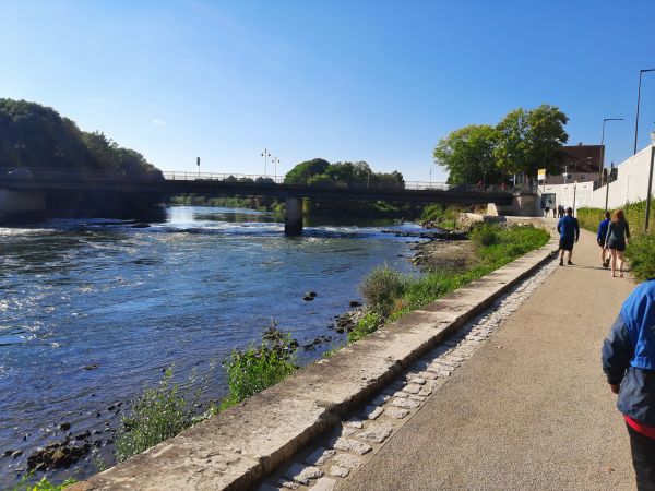 Donauwrth Stromschnelle Donau 2021