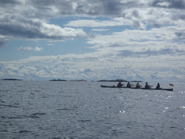 E-Vierer auf dem Weg nach Sandefjord 2018