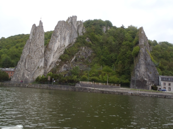 Felsen in Dinant Maas 2017