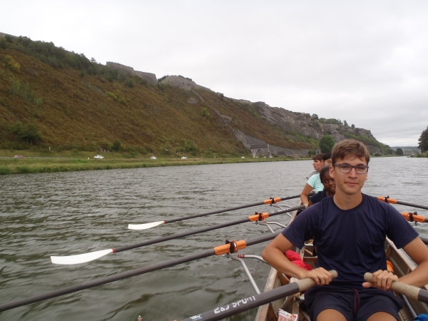 Festung Givet Ruderboot Maas 2017