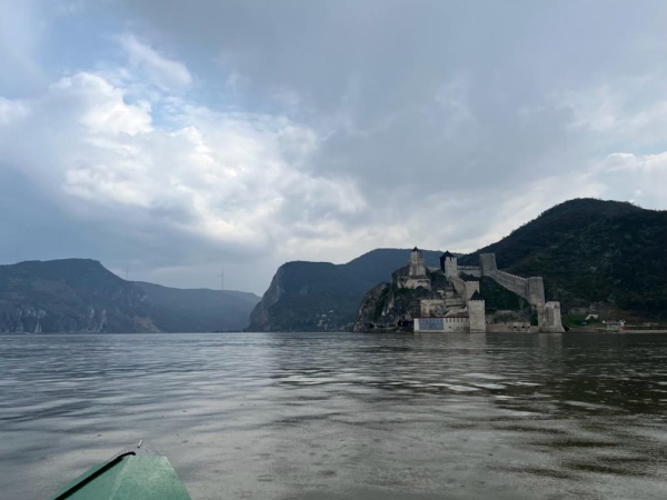 Festung Golubac am beginn des Canyons DOnau 2023