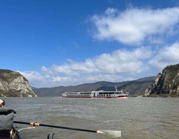 Kreuzfahrer im Eisernen Tor Donau 2023