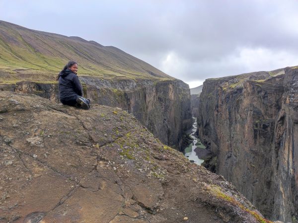 Nirina am Hafrahvammagljufur Canyon Island 2022