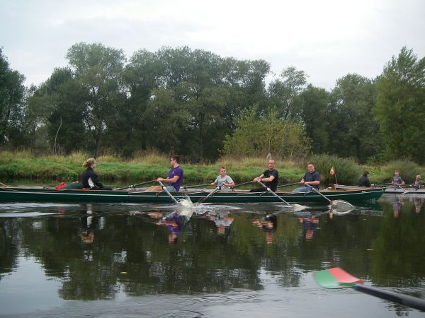 Rudern auf der Moldau 06