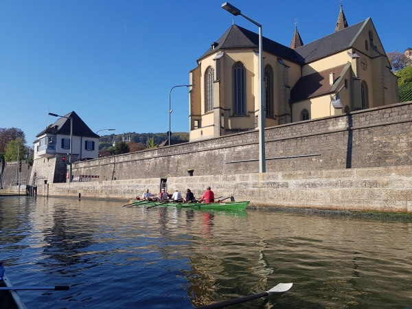 Schleuse Wuerzburg mit Vierer 2018