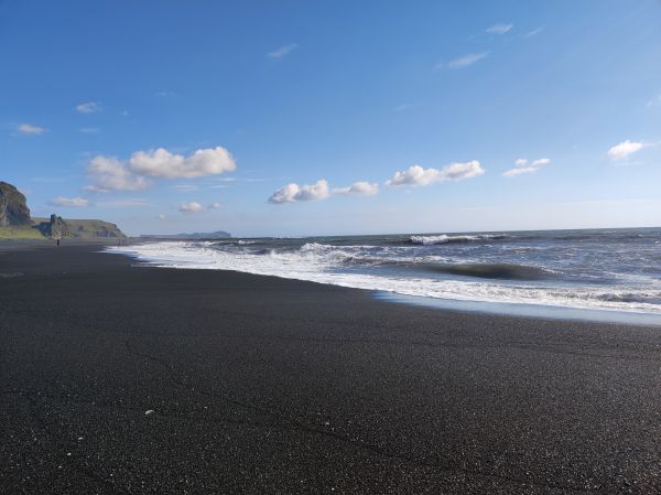 Schwarzer Strand bei Vik Island 2022