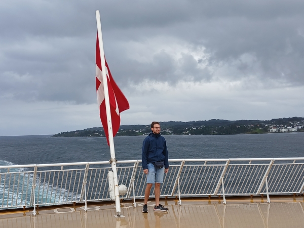 Tim auf der Fjordline Fhre 2024