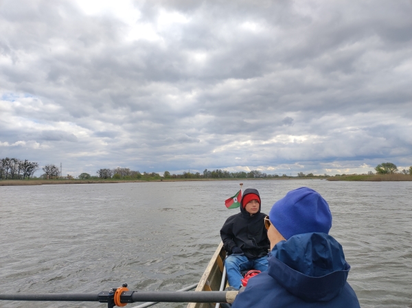 Windiges Wetter unterhalb von Frankfurt Oder 2024