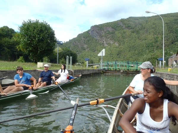 letzte Schleuse vor Revin Maas 2017