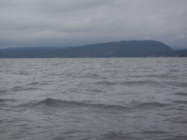 ruppiges Wetter auf dem Oslofjord 2018