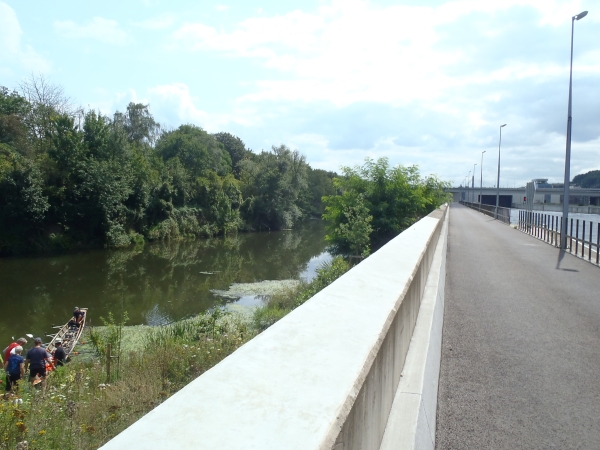 umtrageweg schleuse vor Maastricht 2017